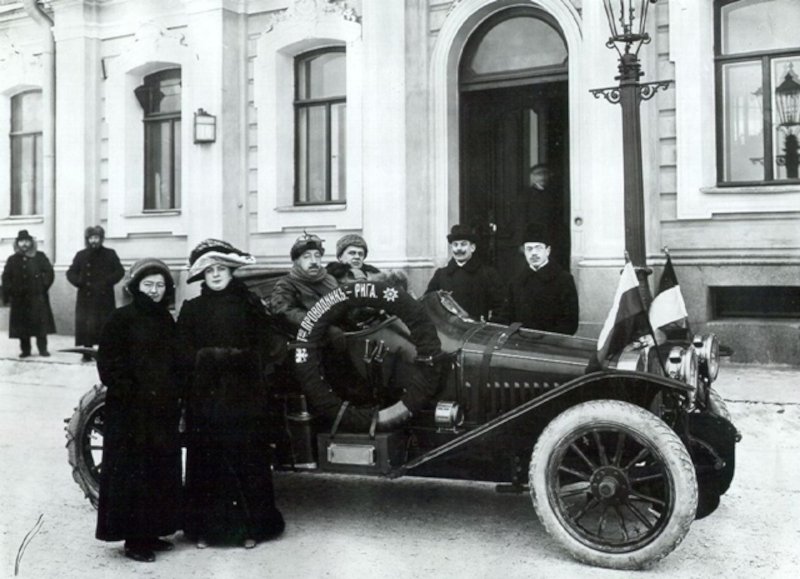 They started their rally from St. Petersburg, on RussoBaltique car, this name RussoBaltique was written only on one RBVZ car C24